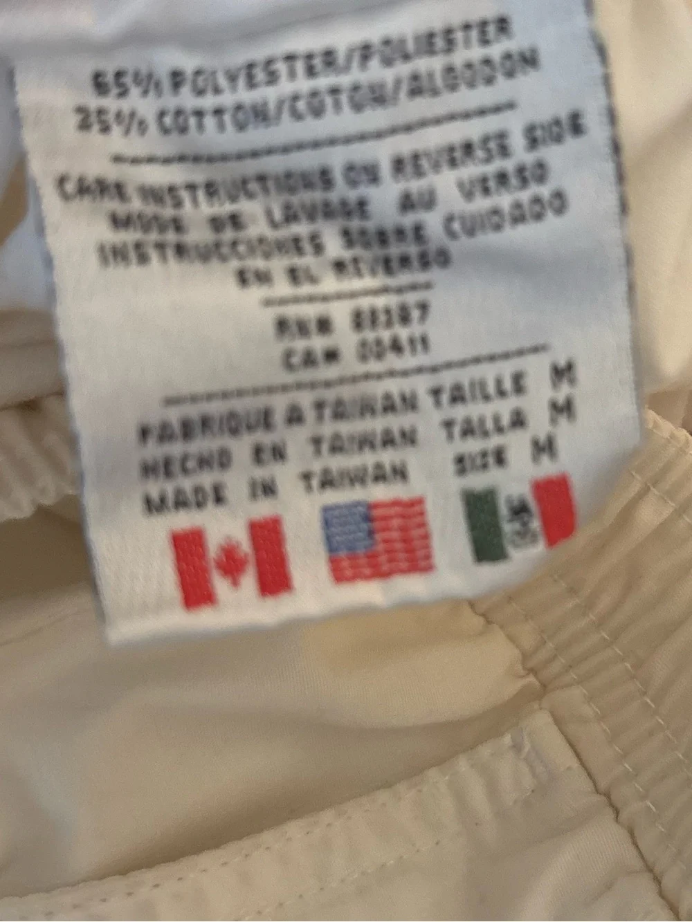 Vintage 90s Adidas Men’s Cream Elastic-Waist Woven Tennis Shorts Medium Retro